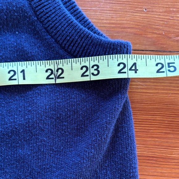 Vintage Sweater Lyle & Scott V-Neck Argyle  Vest - Navy, Red, Light Blue Size XL - Picture 8 of 9